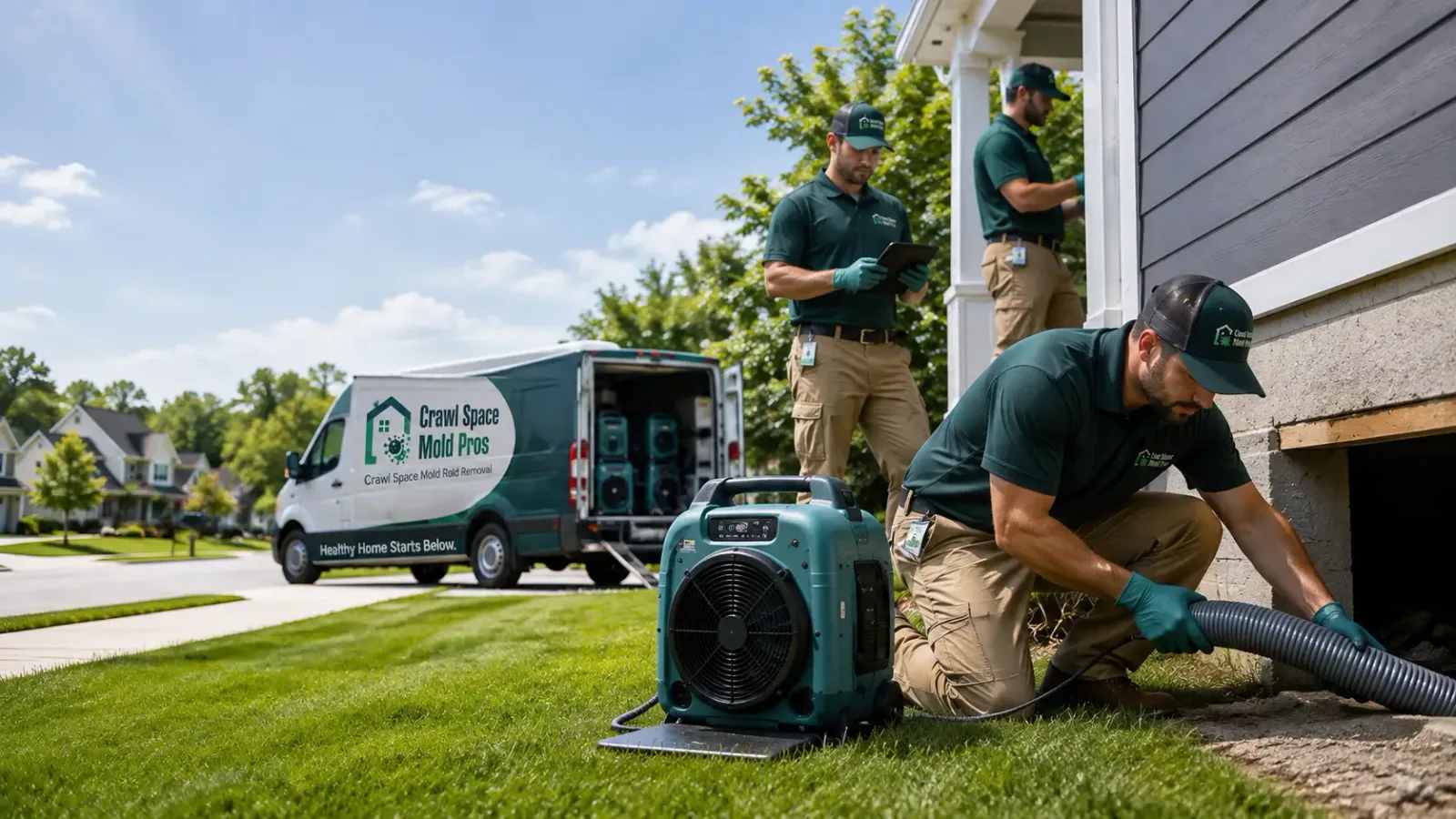 Crawl Space Mold Removal in Woodbine, MD